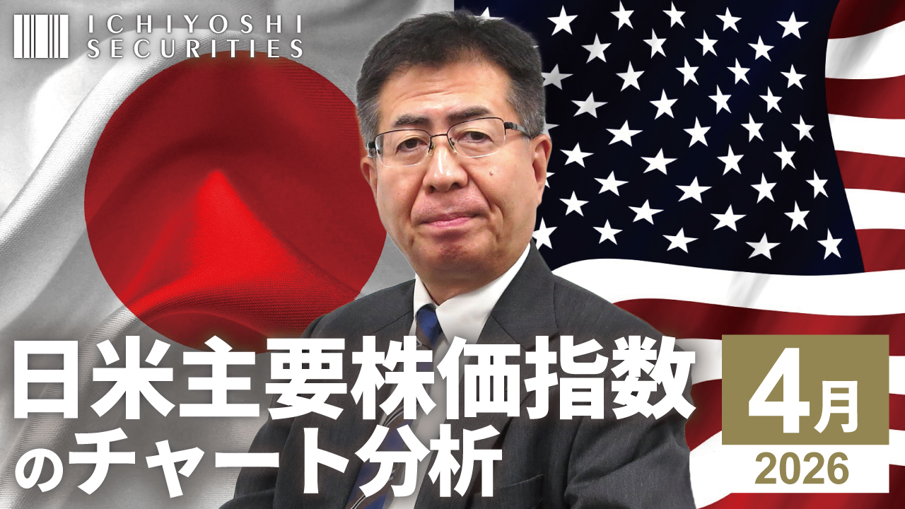 日米主要株価指数のチャート分析