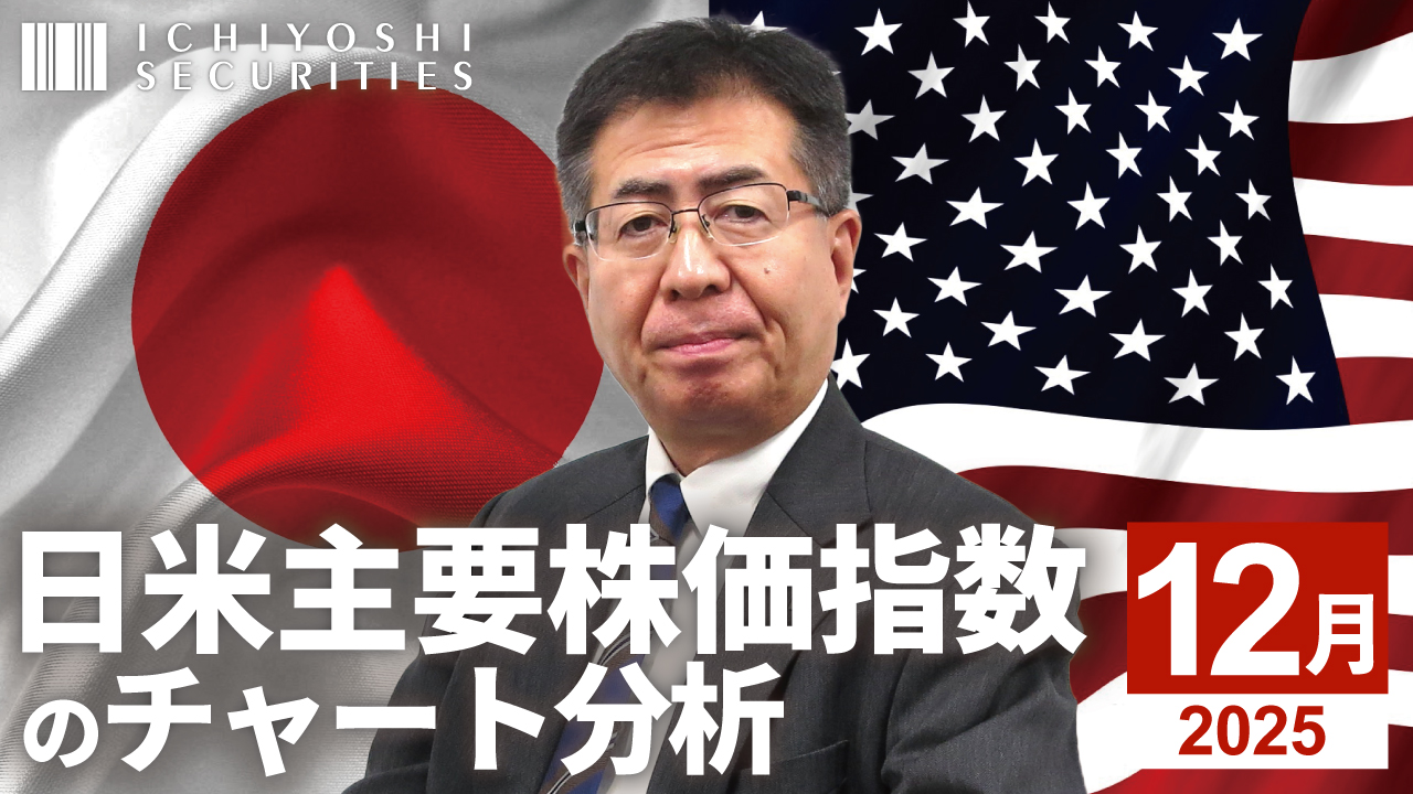 日米主要株価指数のチャート分析