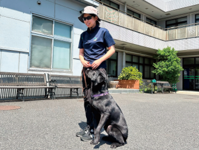 盲導犬マオリくん